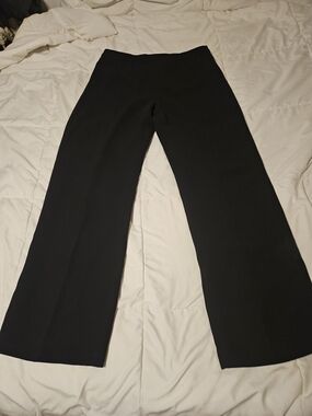 Classic Black Wide-Leg Women's Pants